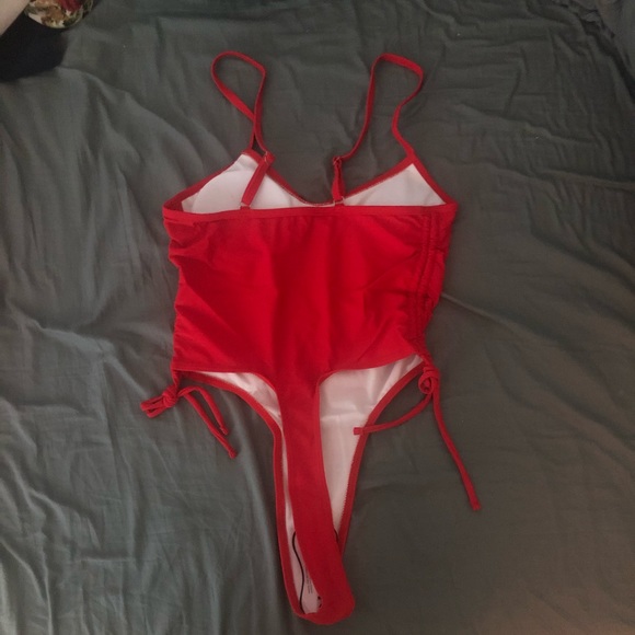 One piece swimsuit bikini drawstring - Picture 5 of 5